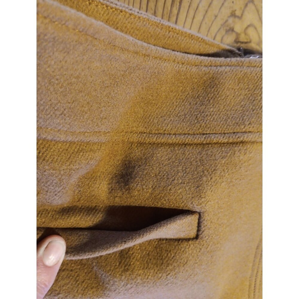 Loft Outlet Mini Skirt Womens 0 Pencil Brown Fleece Lined Office Zip Back NWT - Picture 2 of 7